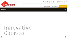 Tablet Screenshot of impactenglish.com.au